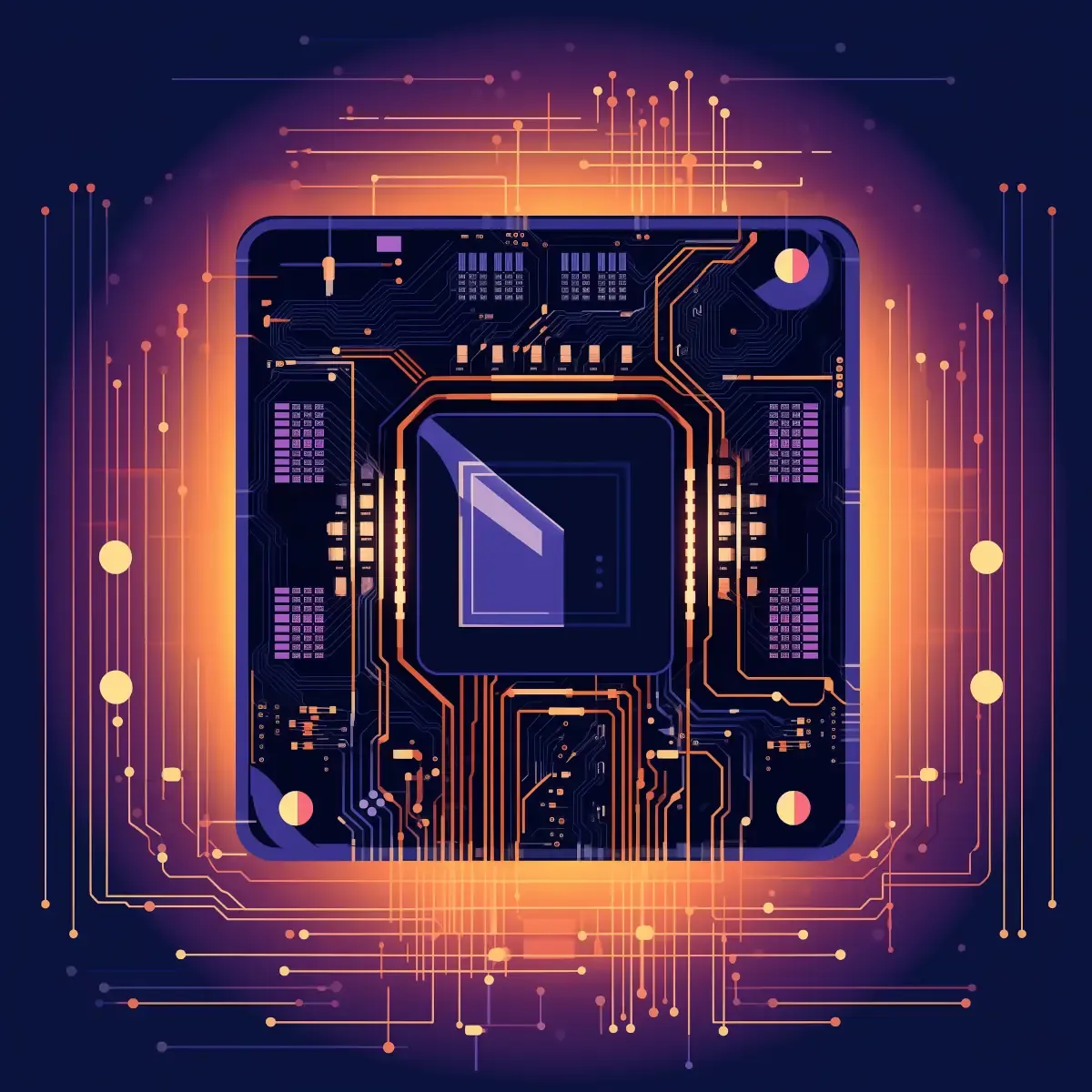 Illustration of a chip.